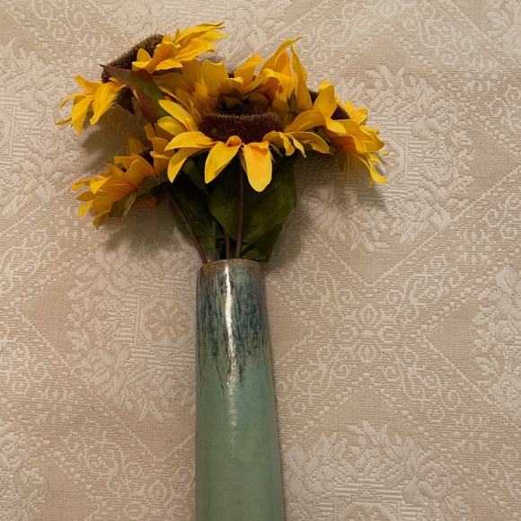 Handcrafted Vase to hang or sit 10.75" Tall 2# - 70s Vintage - Picture 1 of 3